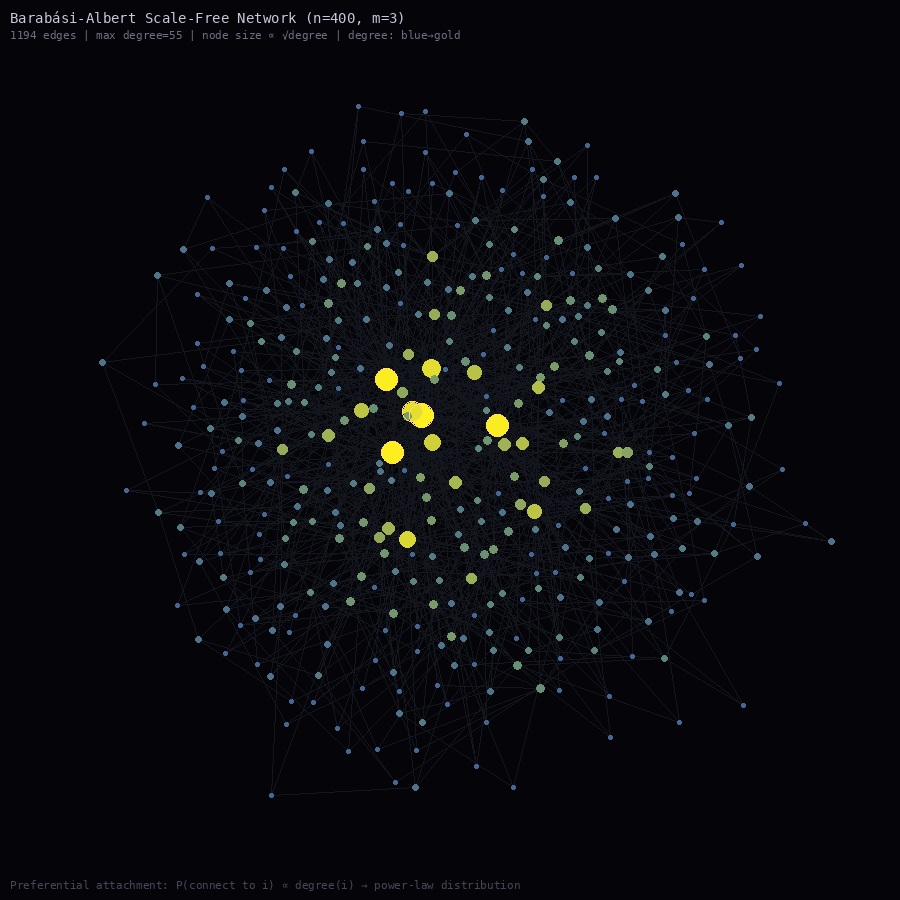 Barabási-Albert Scale-Free Network