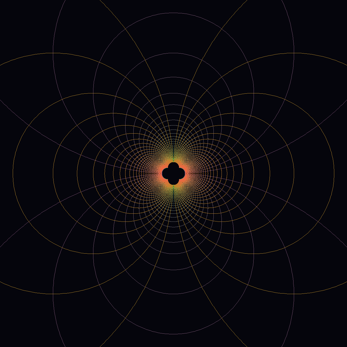 Conformal Grid — Möbius Inversion