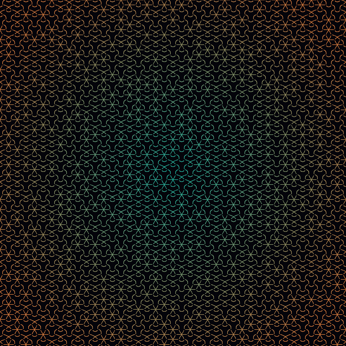 Hexagonal Truchet Tiles