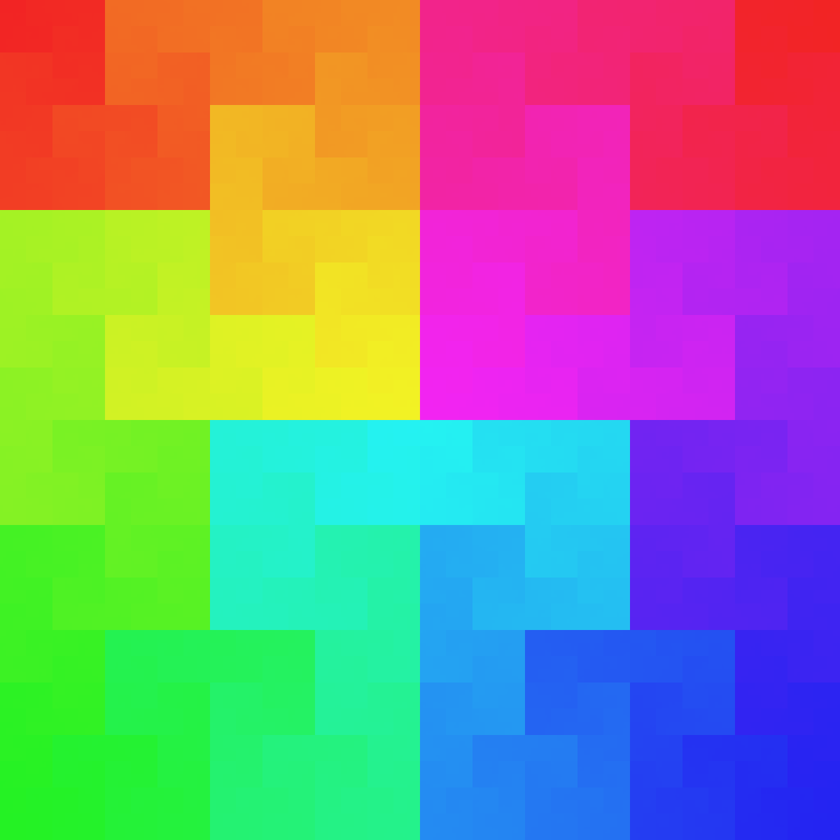 Hilbert Curve Rainbow