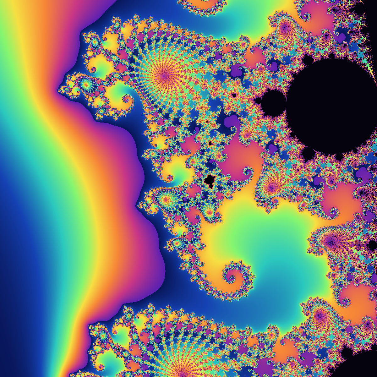 Mandelbrot Deep Zoom — Seahorse Valley
