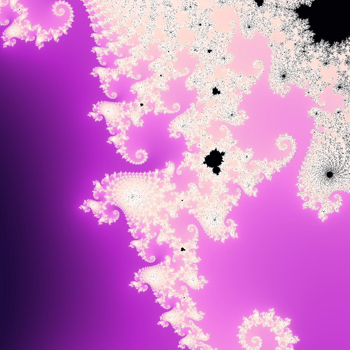 Mandelbrot Nebula Zoom