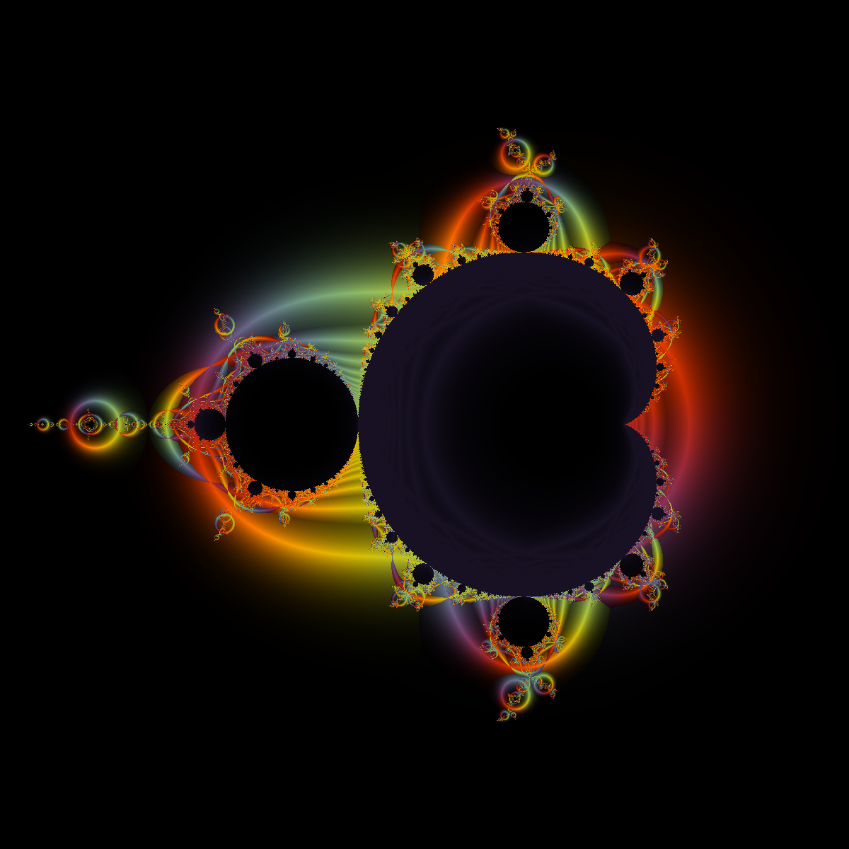 Mandelbrot Orbit Trap Rings