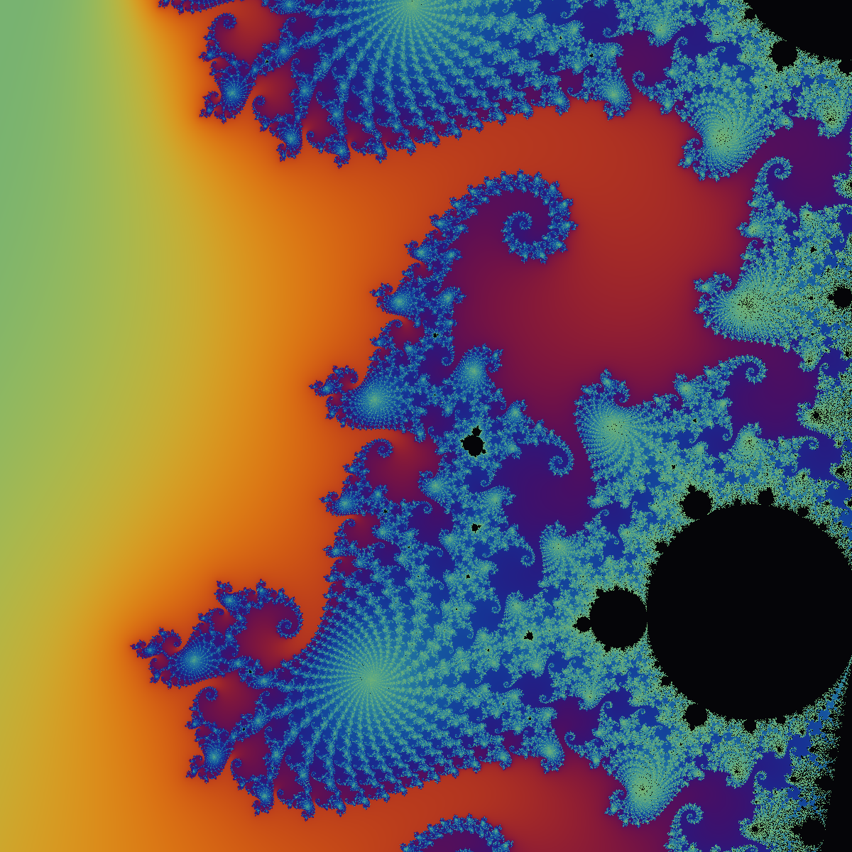 Mandelbrot Spiral Zoom