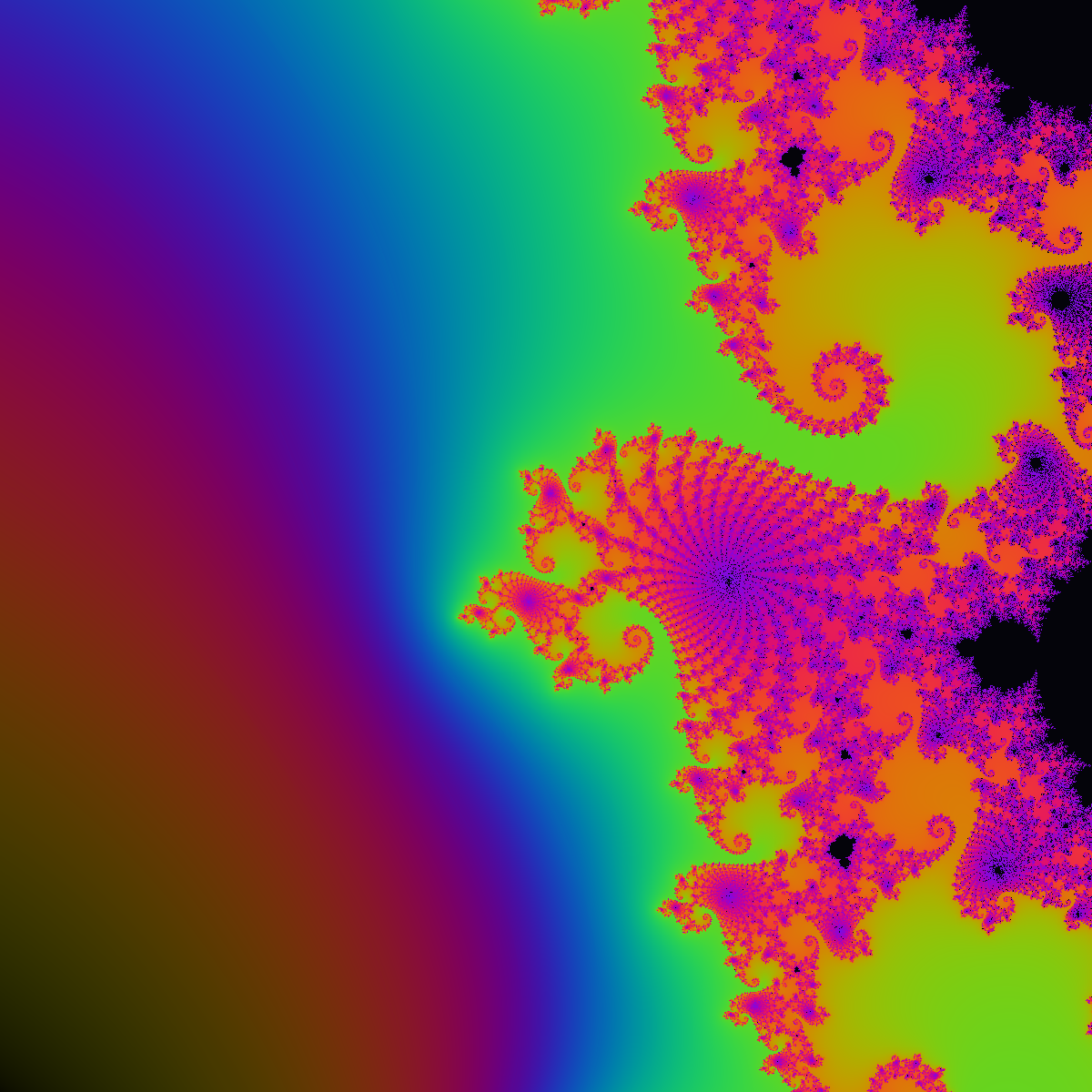 Mandelbrot Spiral Zoom