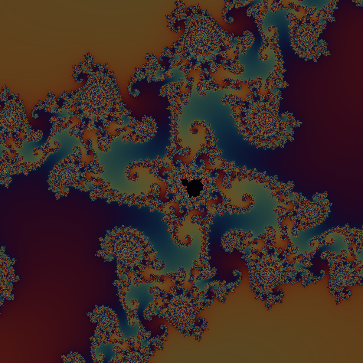 Mandelbrot Spiral Minibrot