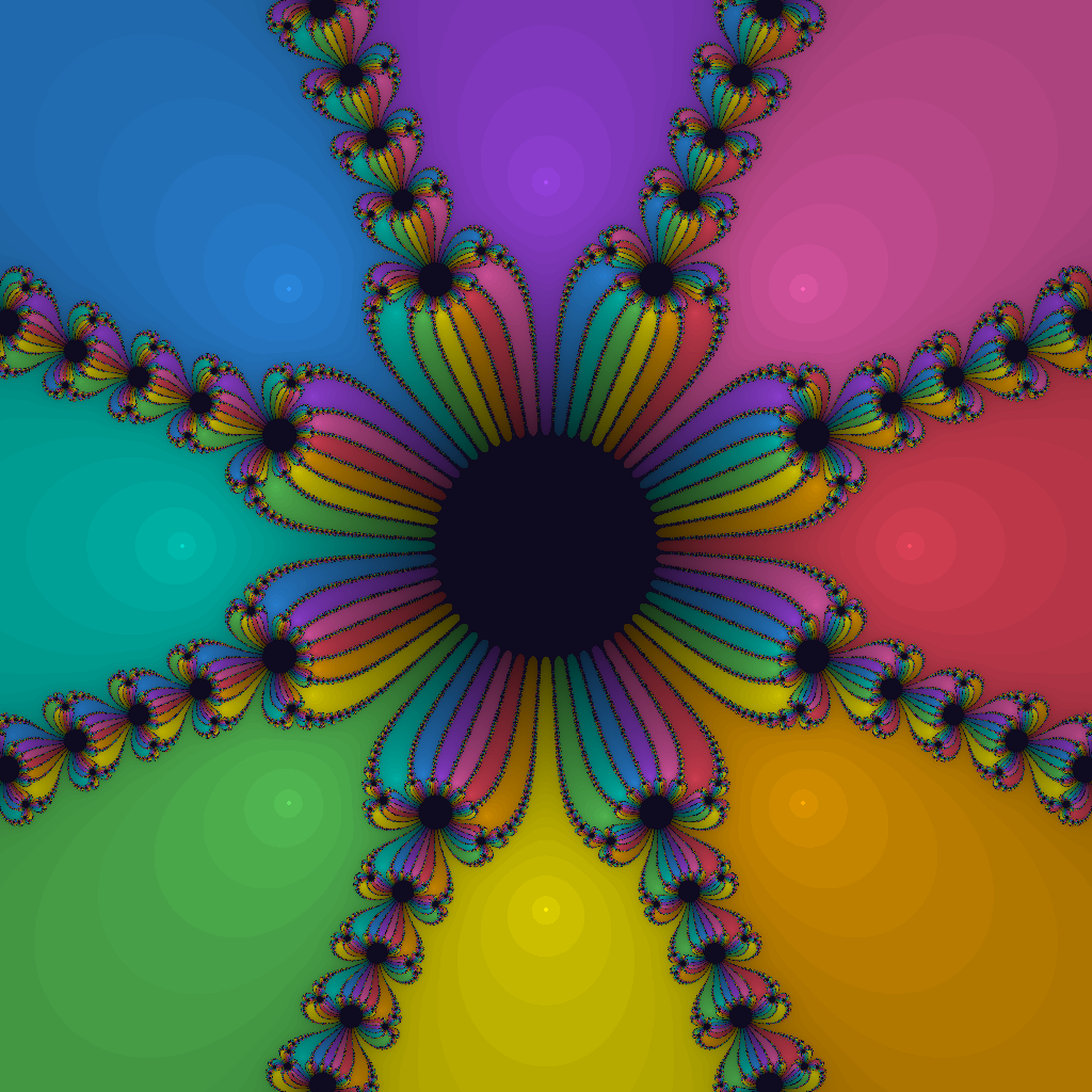 Newton Fractal z^8-1