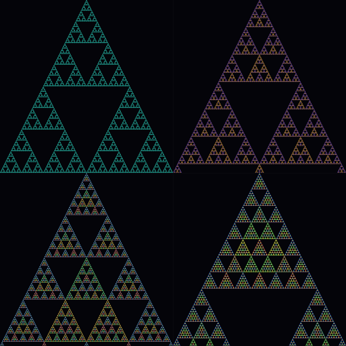 Pascal's Triangle Mod Coloring