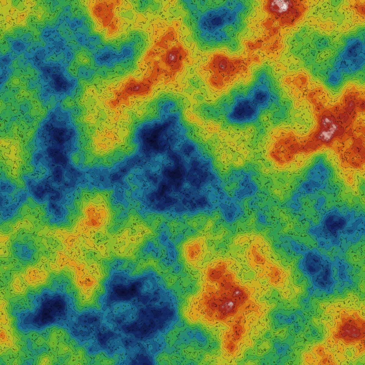 Fractal Noise Heatmap