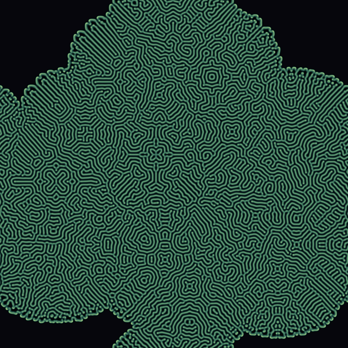 Reaction-Diffusion Maze