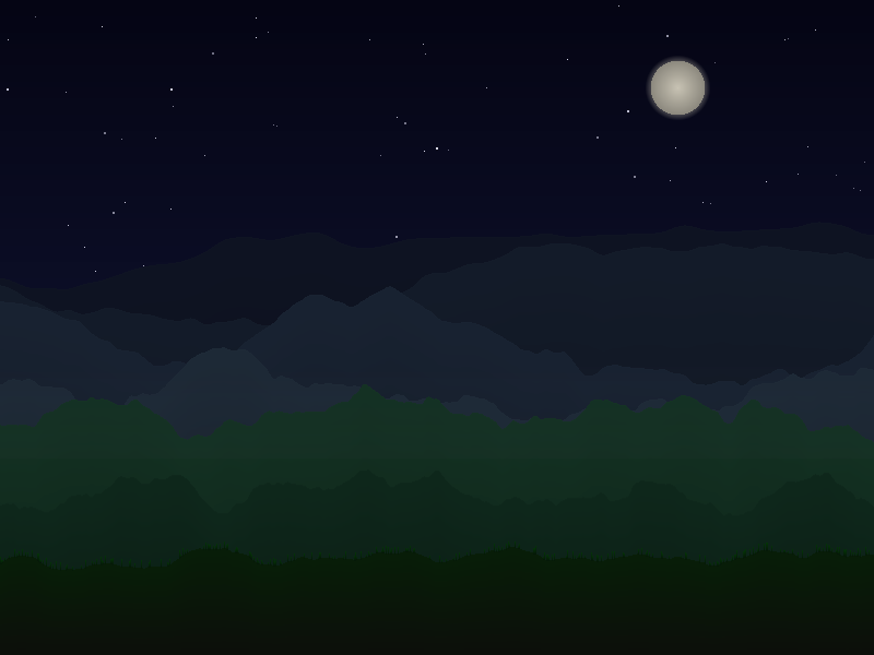 Moonlit Terrain