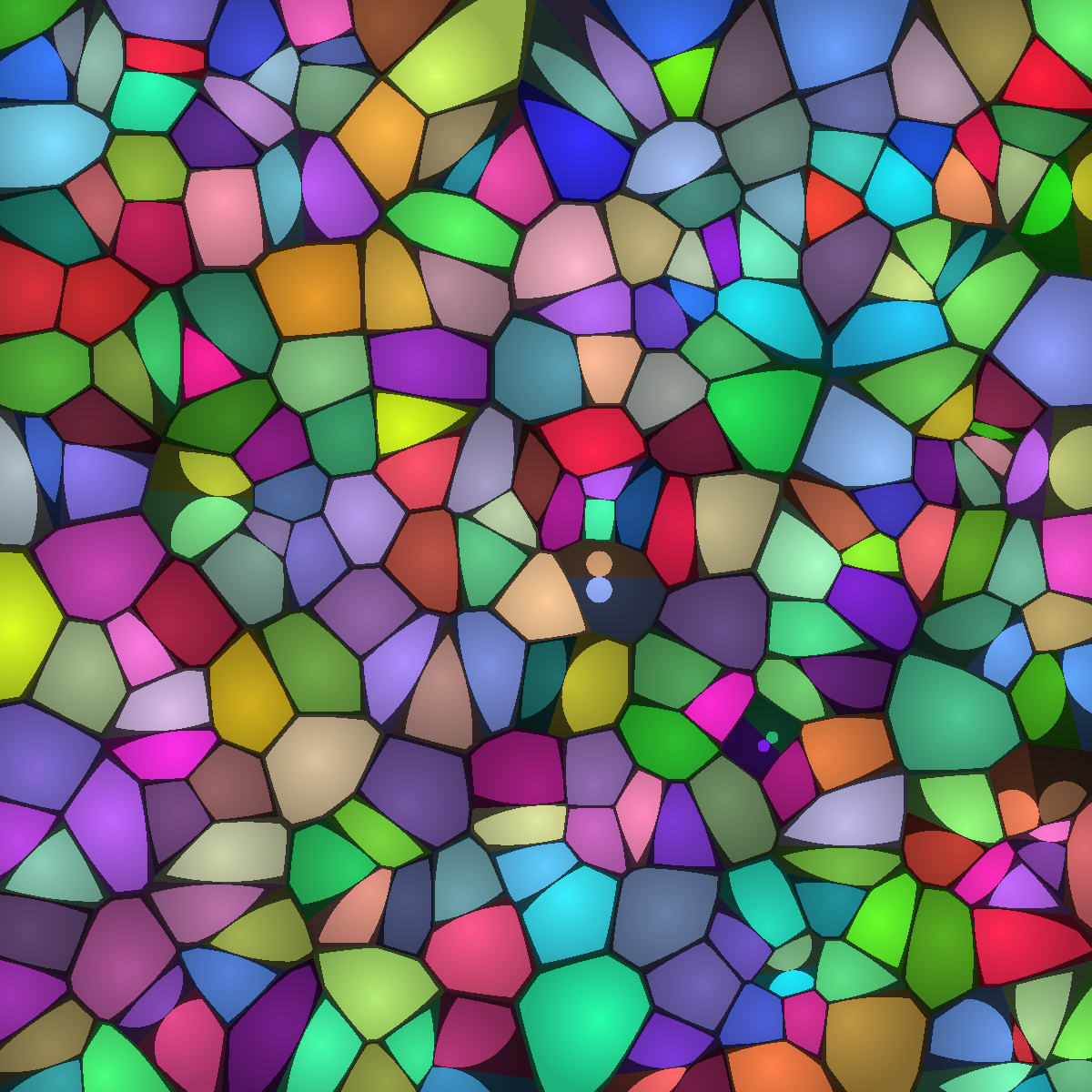 Voronoi Elevation Map