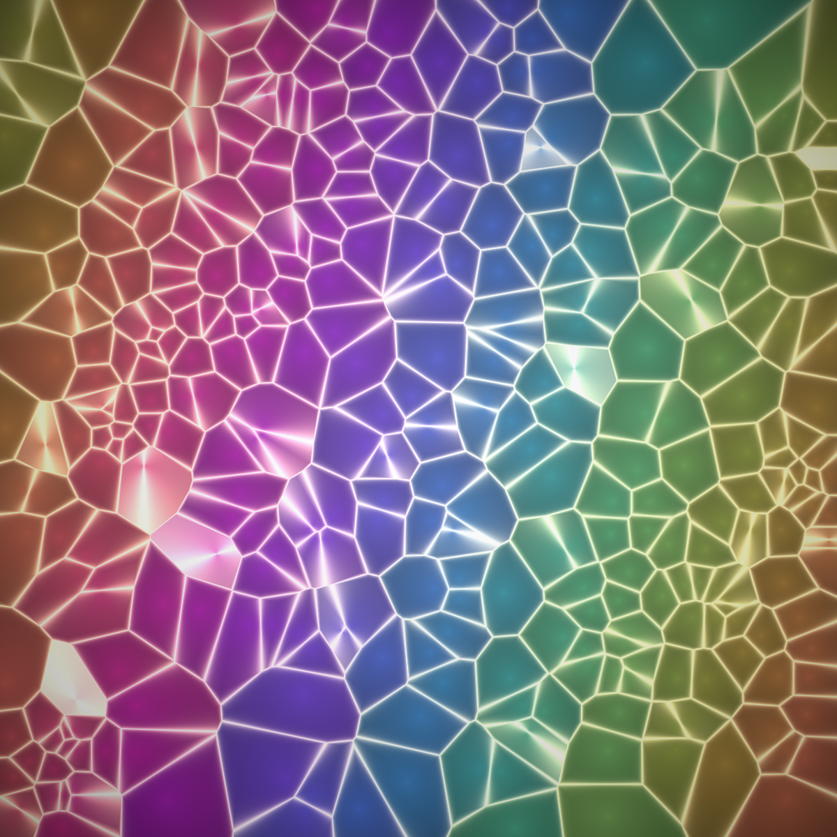Voronoi Stained Glass