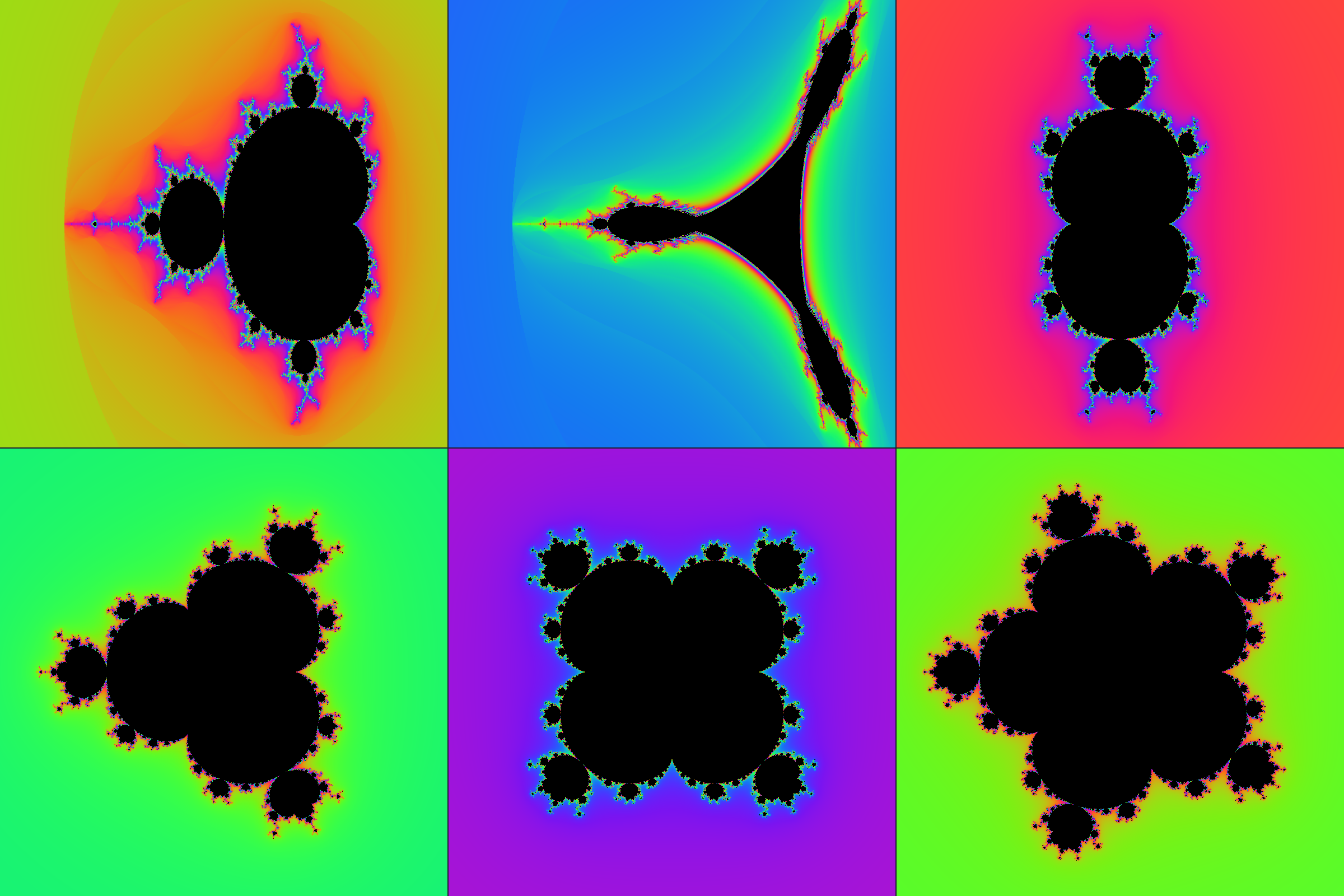 Multibrot Set Variations